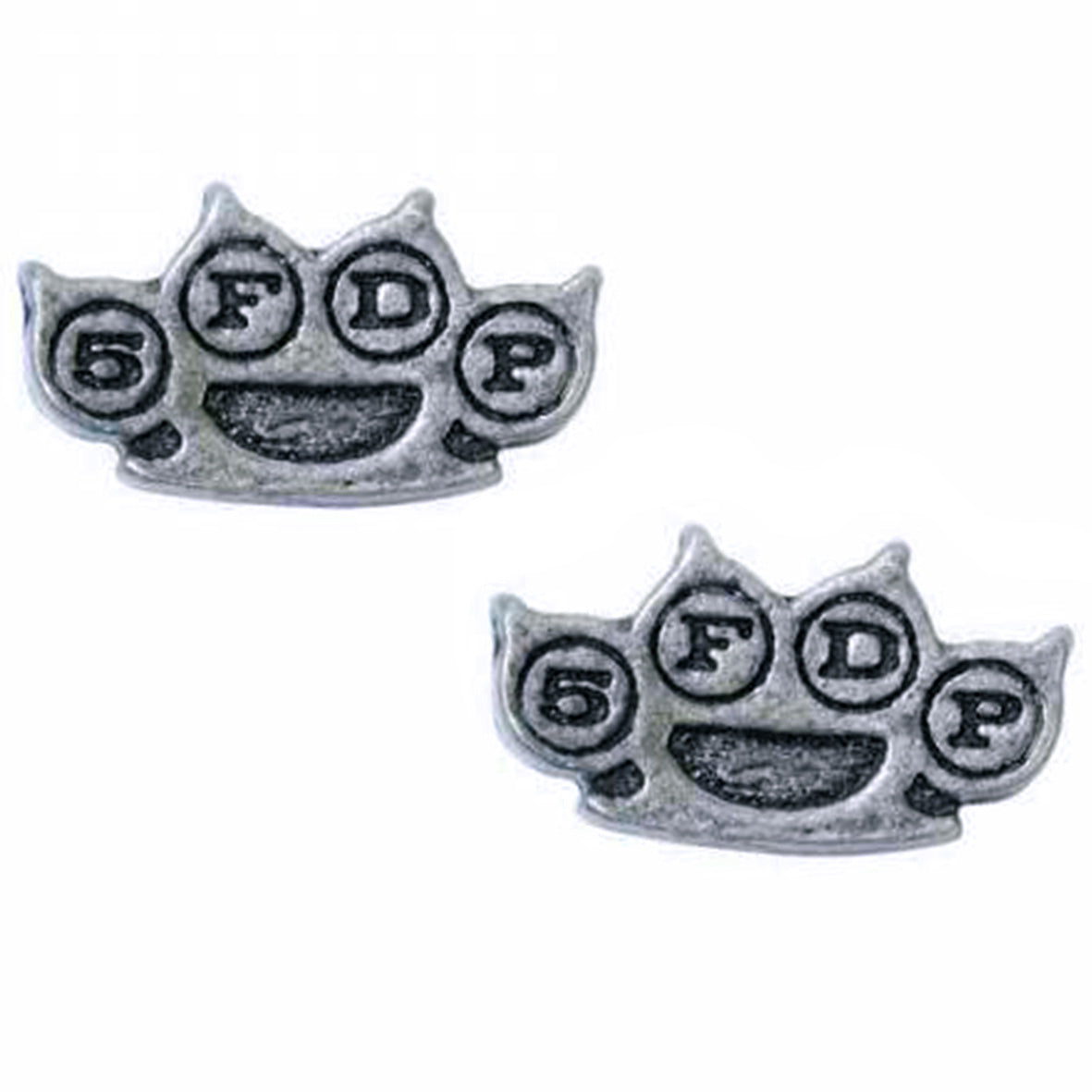 5FDP: Knuckle Duster Stud Earrings