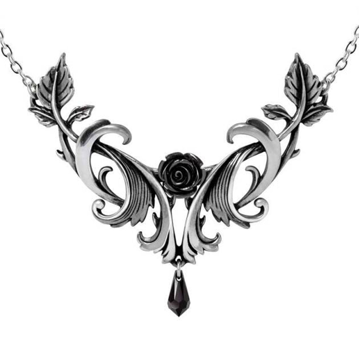 Baroque Rose Necklace