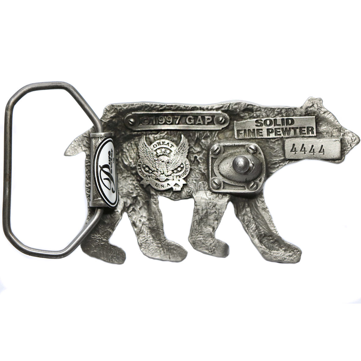 Cyborg Bear Belt Buckle