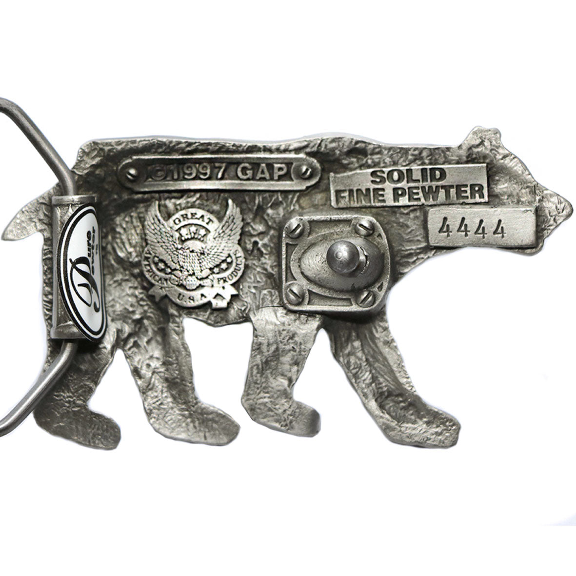Cyborg Bear Belt Buckle