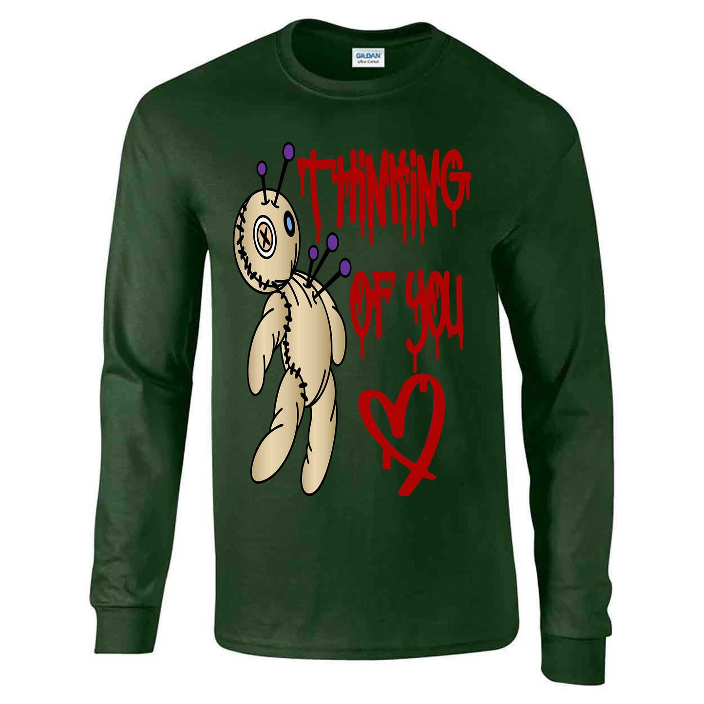 Thinking Of You Voodoo Doll - Long Sleeve T-shirt