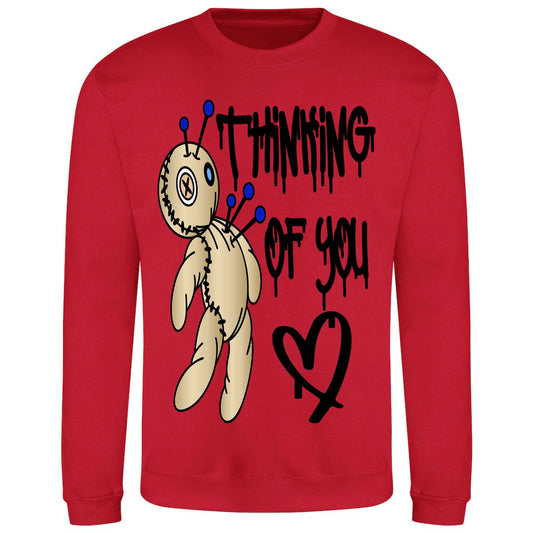 Thinking Of You Voodoo Doll Sweatshirt