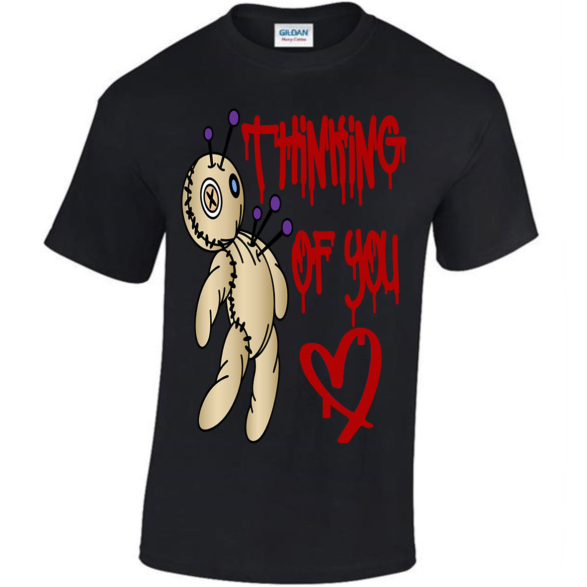 Thinking Of You Voodoo Doll T-shirt