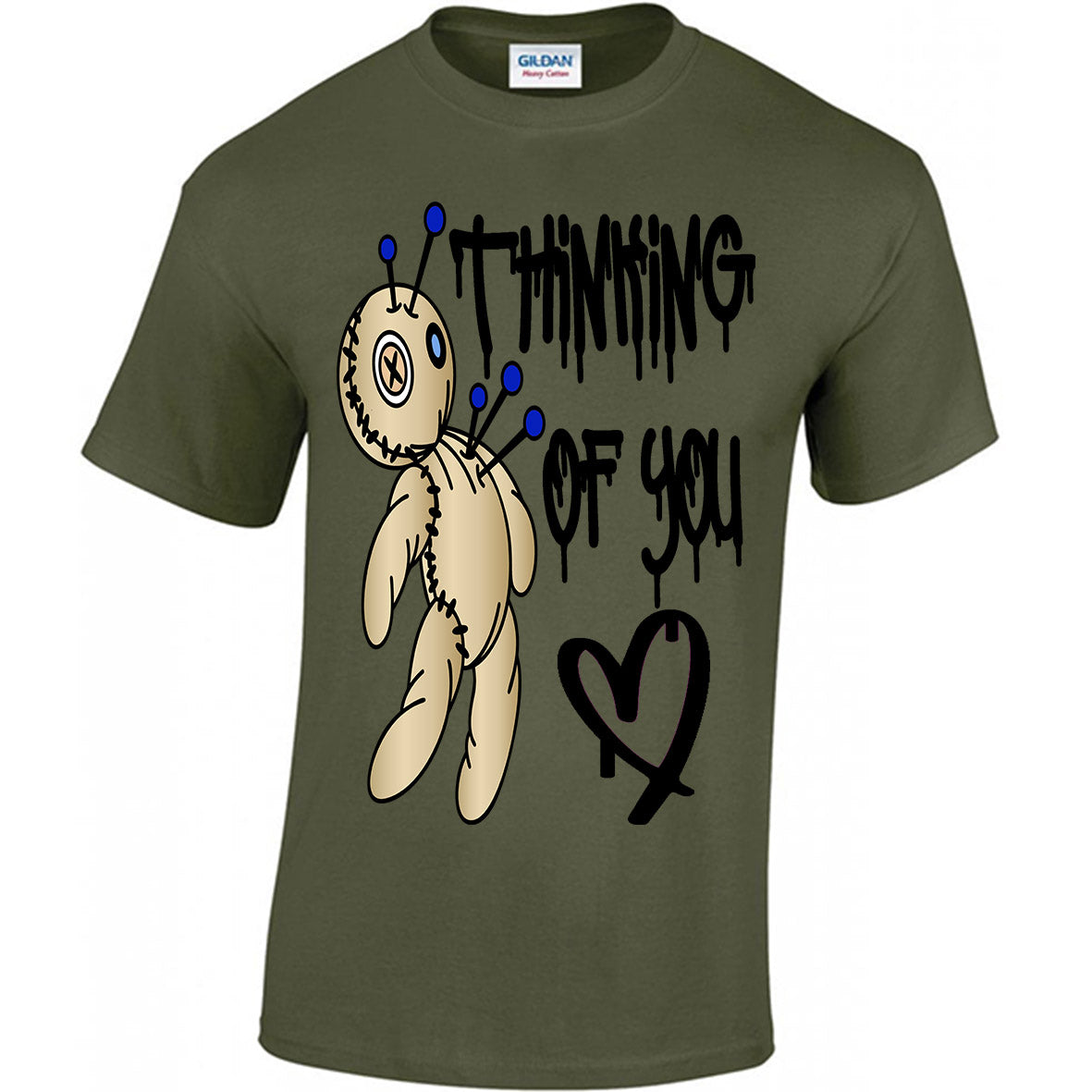 Thinking Of You Voodoo Doll T-shirt