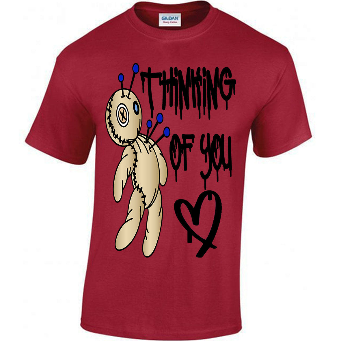 Thinking Of You Voodoo Doll T-shirt
