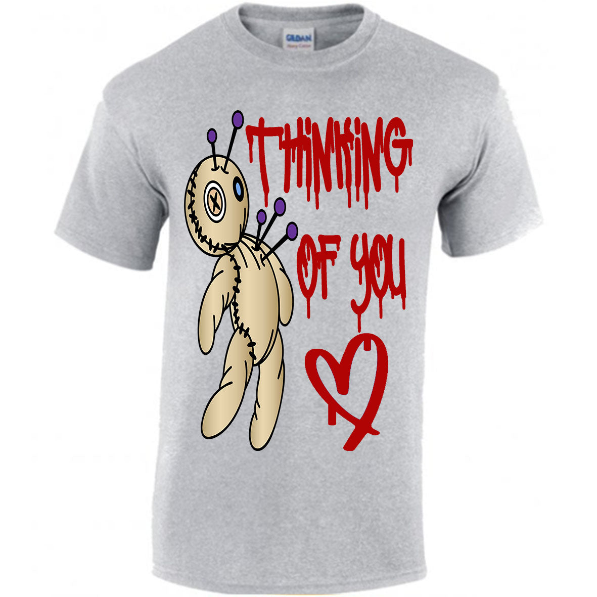 Thinking Of You Voodoo Doll T-shirt
