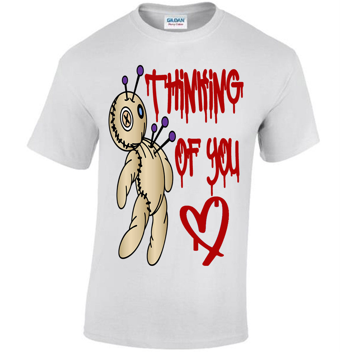 Thinking Of You Voodoo Doll T-shirt
