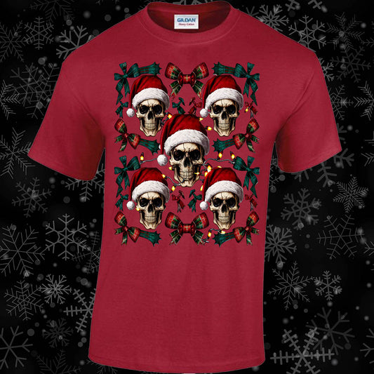 Christmas Skulls T-shirt
