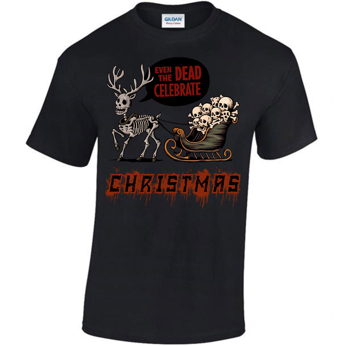 Even The Dead Celebrate Christmas T-shirt