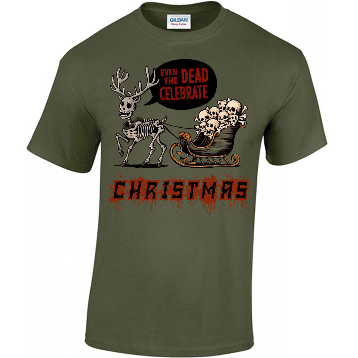Even The Dead Celebrate Christmas T-shirt