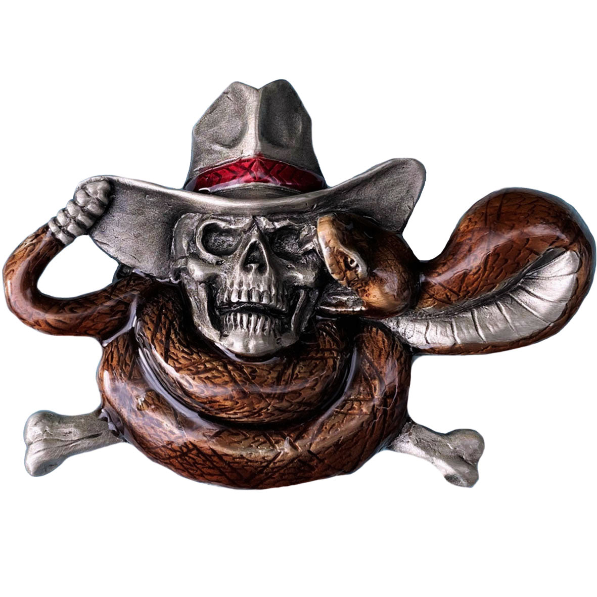Cowboy's Fate Belt Buckle