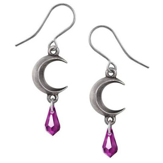 Tears Of The Moon, The Amethyst Tear - Earrings