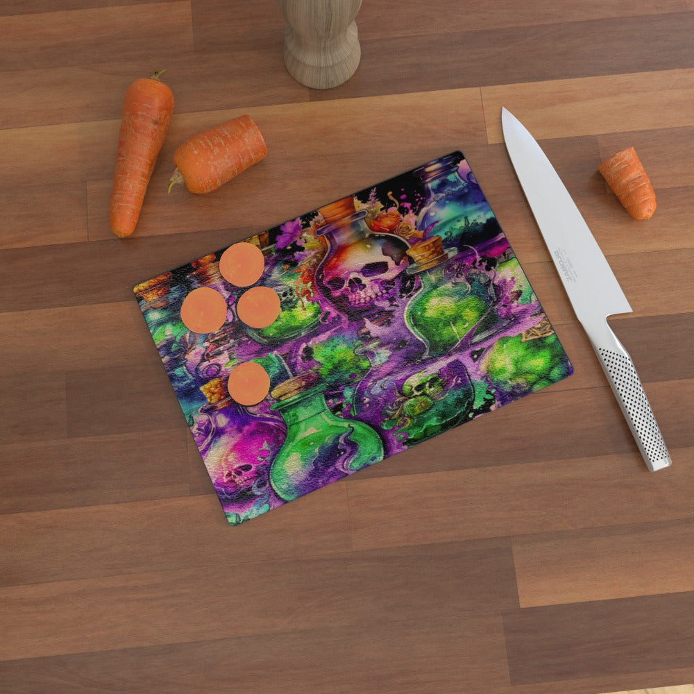 A Potion For Every Occasion - Glass Chopping Board