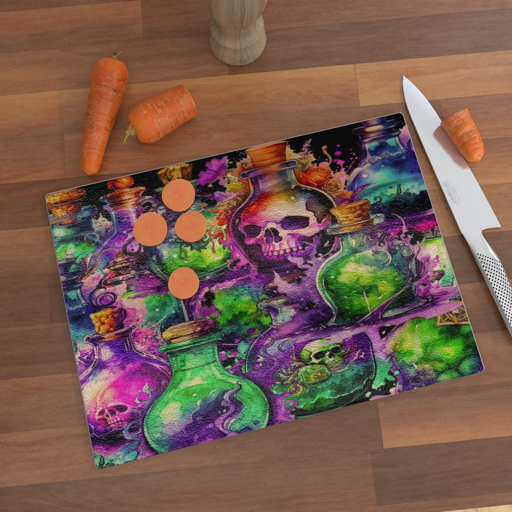 A Potion For Every Occasion - Glass Chopping Board