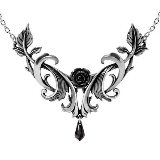 Baroque Rose Necklace