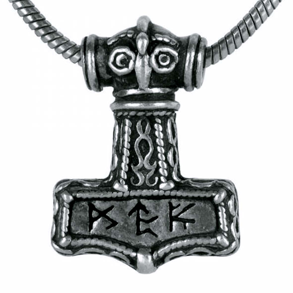 Bindrune Hammer Pendant