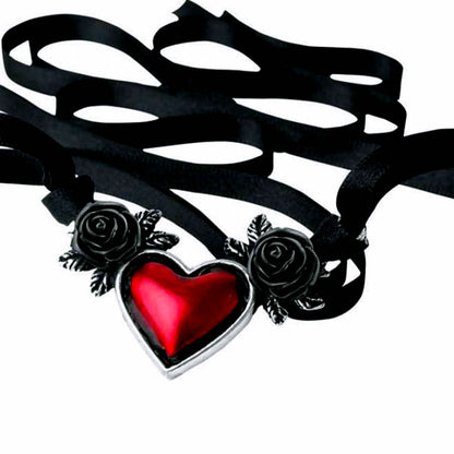 Blood Heart Choker Necklace