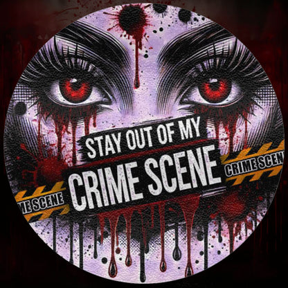 Stay Out Of My Crime Scene, Glass Chopping Board