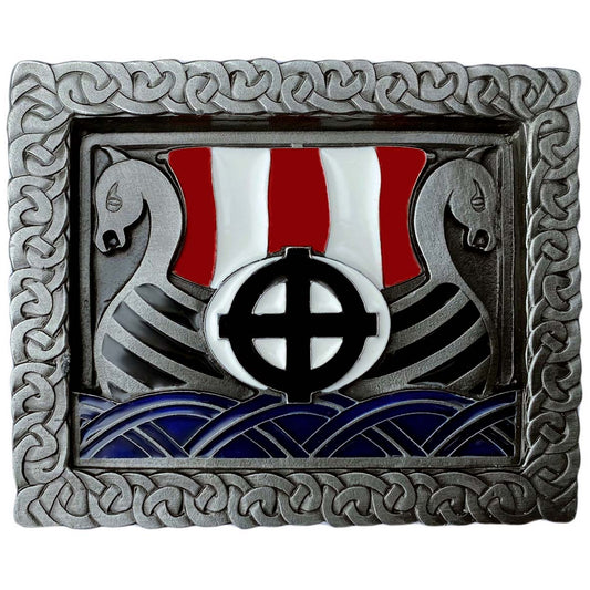 Viking Ship Belt Buckle