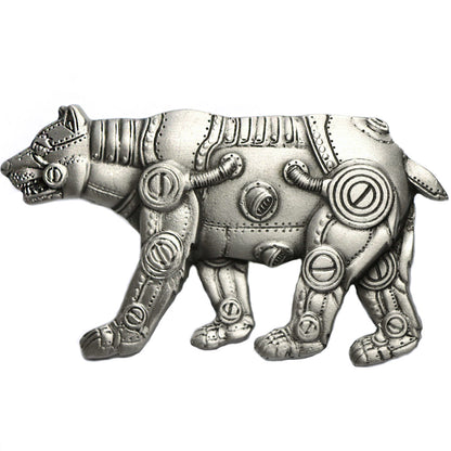 Cyborg Bear Belt Buckle