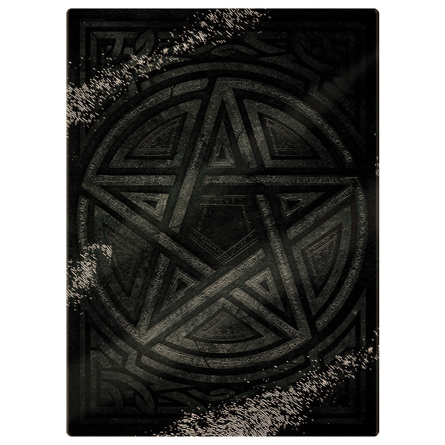 Gothic Pentagram - Rectangular Glass Chopping Board