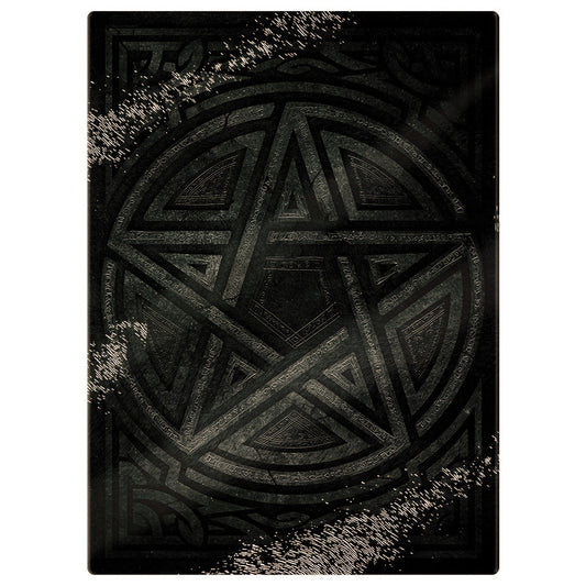 Gothic Pentagram - Rectangular Glass Chopping Board