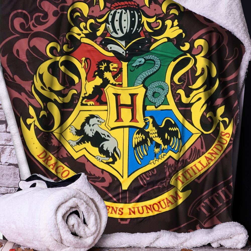 Hogwarts School Crest Blanket