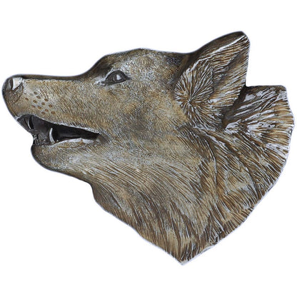 Lone Wolf Howling Belt Buckle