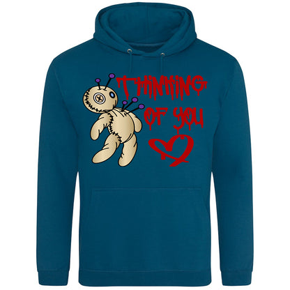 Thinking Of You Voodoo Doll Hoodie