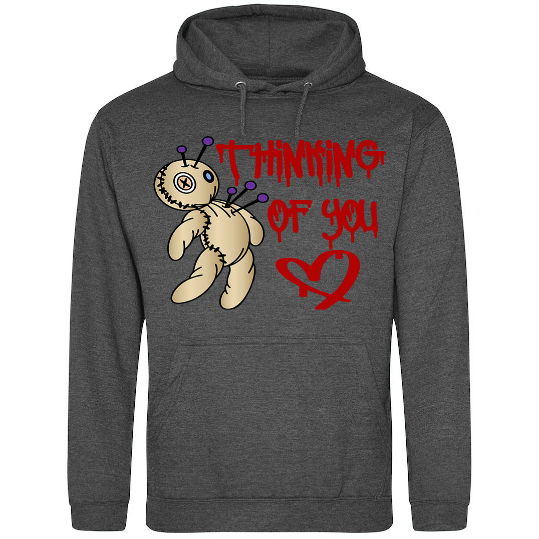 Thinking Of You Voodoo Doll Hoodie