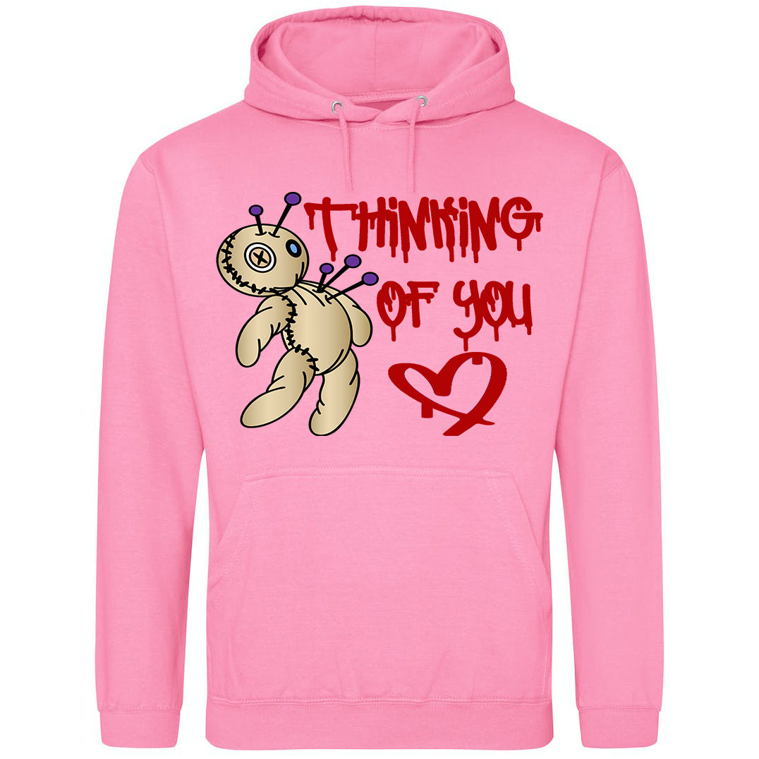 Thinking Of You Voodoo Doll Hoodie