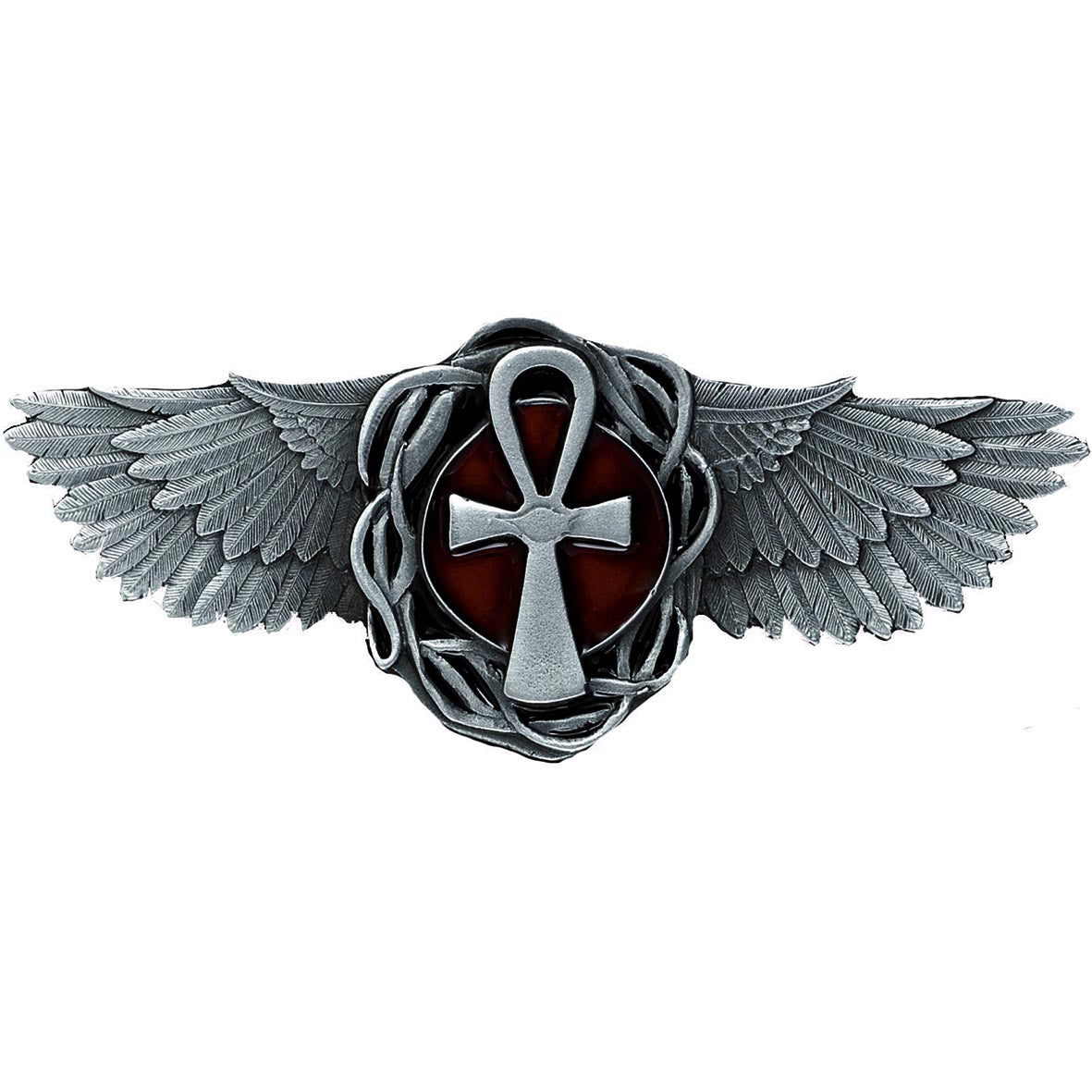 Winged Ankh Of Osiris Belt Buckle