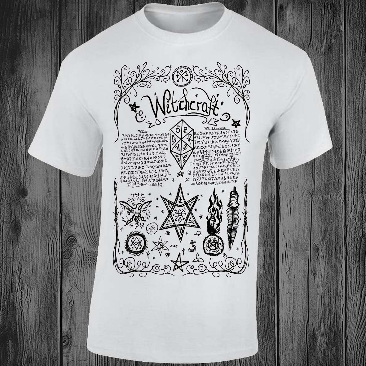 Book Of Shadows incantation II T-shirt (White)