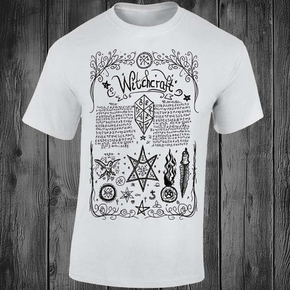 Book Of Shadows incantation II T-shirt (White)