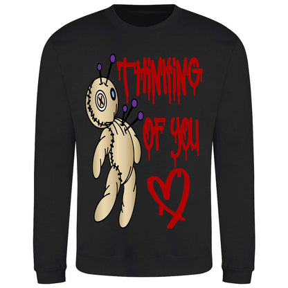 Thinking Of You Voodoo Doll Sweatshirt