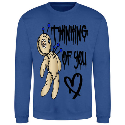 Thinking Of You Voodoo Doll Sweatshirt