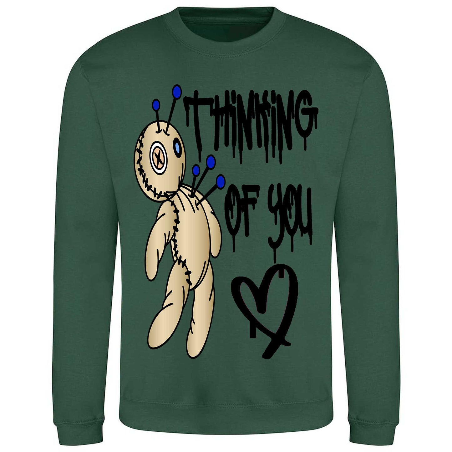 Thinking Of You Voodoo Doll Sweatshirt