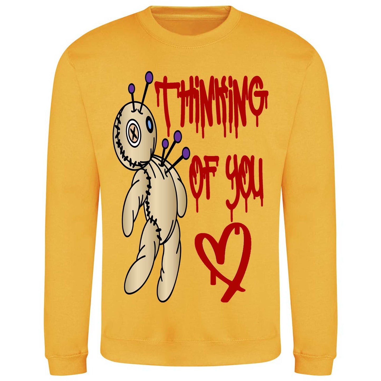 Thinking Of You Voodoo Doll Sweatshirt