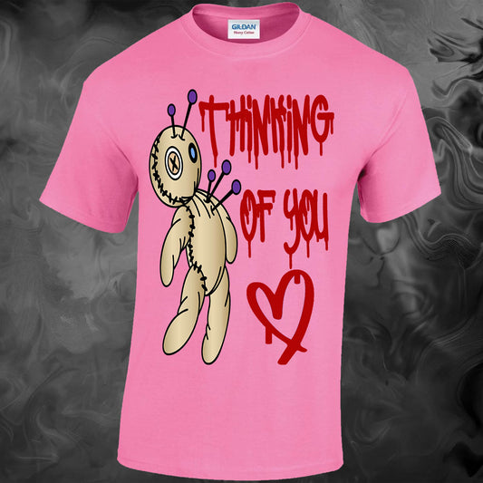 Thinking Of You Voodoo Doll T-shirt