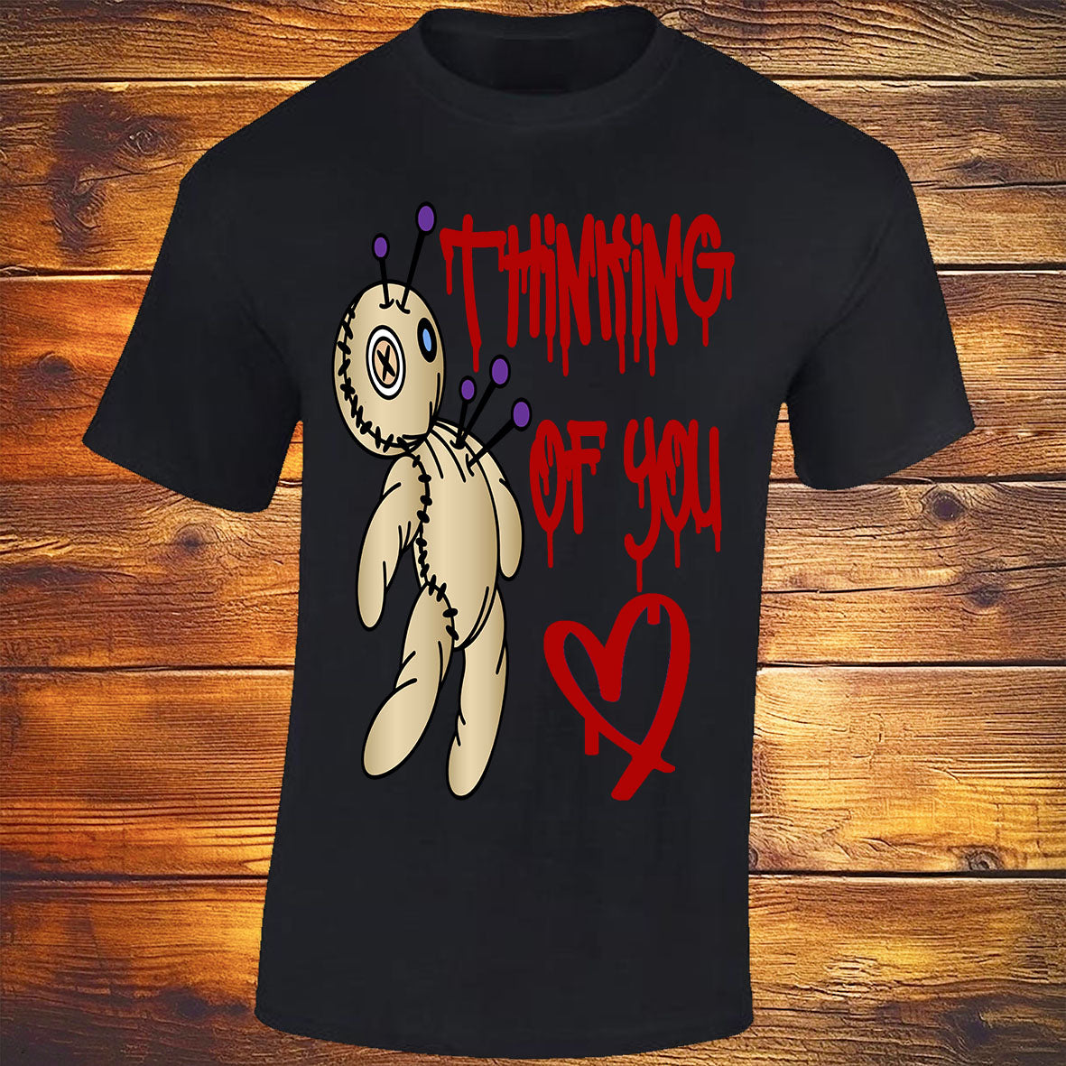 Think Of You Voodoo Doll T-shirt