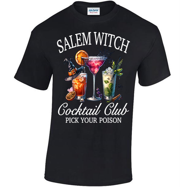 Salem Witch Cocktail Club, Pick Your Poison T-shirt