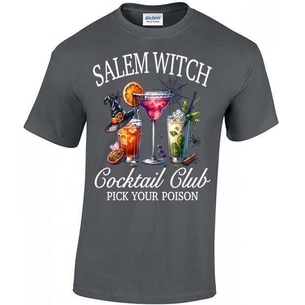 Salem Witch Cocktail Club, Pick Your Poison T-shirt