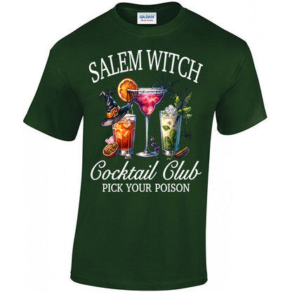 Salem Witch Cocktail Club, Pick Your Poison T-shirt