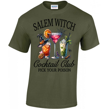 Salem Witch Cocktail Club, Pick Your Poison T-shirt