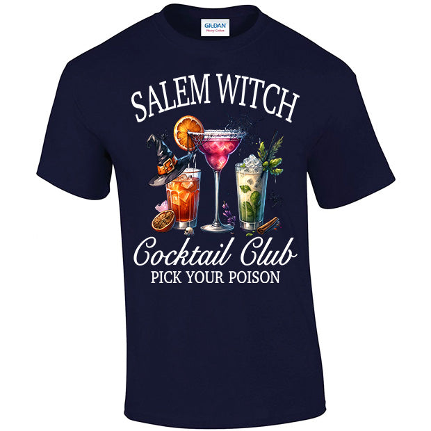 Salem Witch Cocktail Club, Pick Your Poison T-shirt