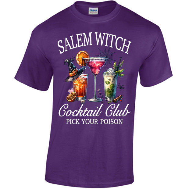 Salem Witch Cocktail Club, Pick Your Poison T-shirt