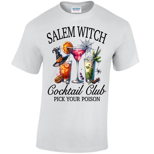 Salem Witch Cocktail Club, Pick Your Poison T-shirt