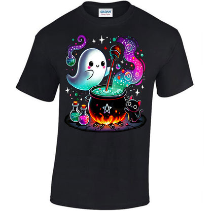 A Ghost Brewing Potions T-shirt