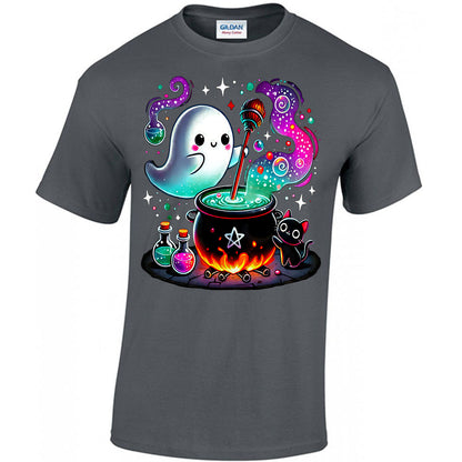 A Ghost Brewing Potions T-shirt