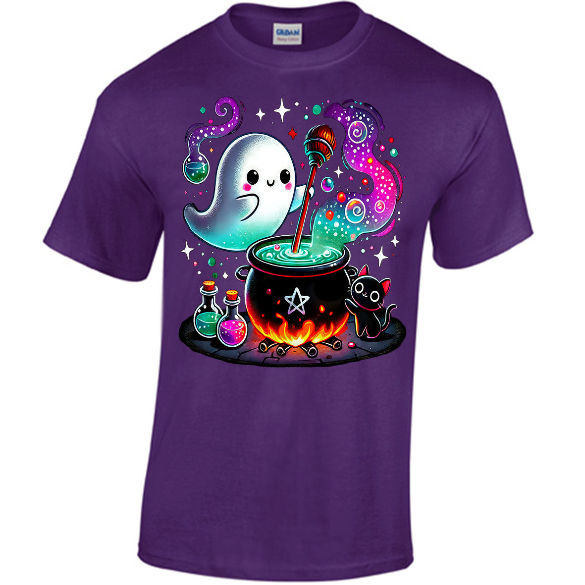 A Ghost Brewing Potions T-shirt